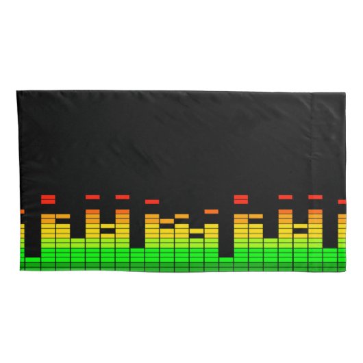 Equalizer Vibes from the Beat of DJ Music Kussensloop (Achterkant-Rechts)