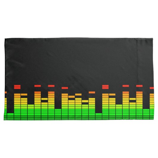 Equalizer Vibes from the Beat of DJ Music Kussensloop (Voorkant-Rechts)