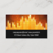 equalizer voor lichte geluidsbalk | Platenspeler Visitekaartje (Achterkant)