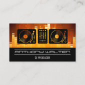 equalizer voor lichte geluidsbalk | Platenspeler Visitekaartje (Voorkant)