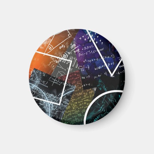 Equation Burst: Wiskunde kunstmagneet Magneet (Voorkant)