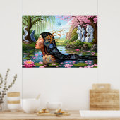 "Equations in Bloom" – A Digital Portrait Poster (Keuken)