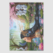 "Equations in Bloom" – A Digital Portrait Tissuepapier (Voorkant)