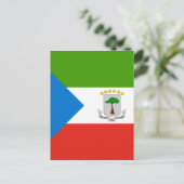 equatoriaal - guinea briefkaart (Staand voorkant)