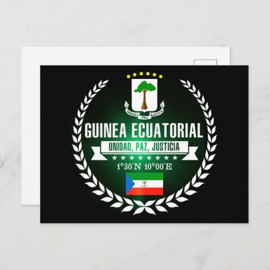 Equatoriaal-Guinea Briefkaart (Voorkant / Achterkant)