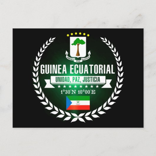 Equatoriaal-Guinea Briefkaart (Voorkant)