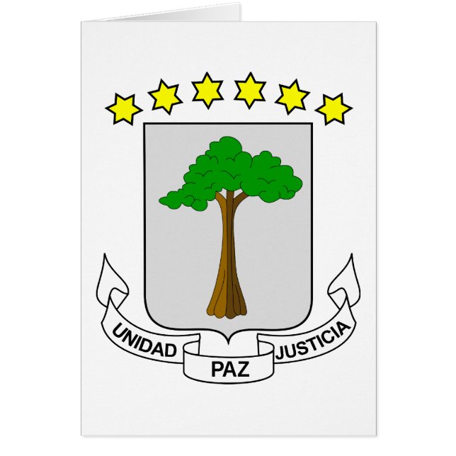 equatoriaal guinea emblem (Voorkant)