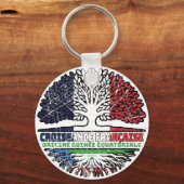 Equatoriaal-Guinea Equatoguinean Frankrijk Sleutelhanger (Achterkant)