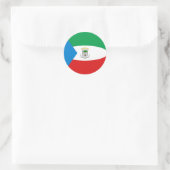 Equatoriaal-Guinea Fisheye Vlag Sticker (Tas)