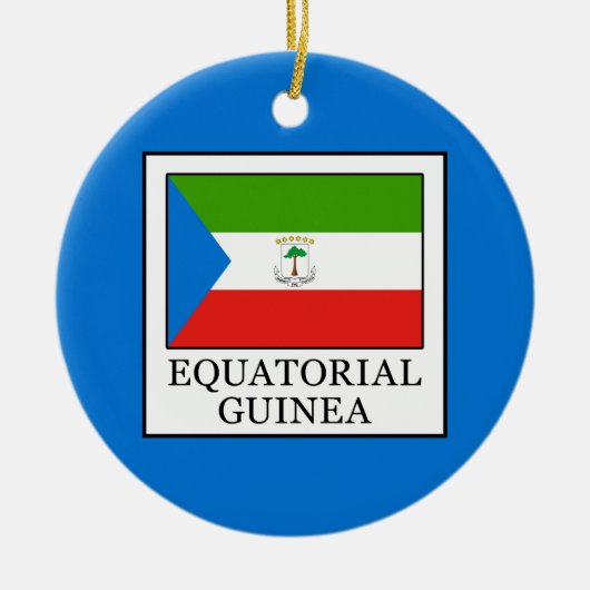 Equatoriaal-Guinea Keramisch Ornament (Voorkant)