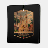 Equatoriaal-Guinea Keramisch Ornament (Links)