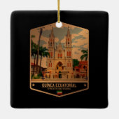 Equatoriaal-Guinea Keramisch Ornament (Achterkant)