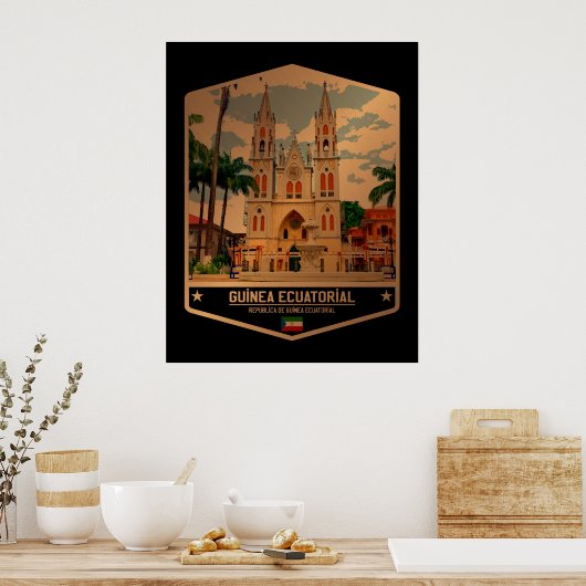 Equatoriaal-Guinea Poster (Keuken)