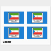 Equatoriaal-Guinea Rechthoekige Sticker (Vel)