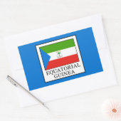 Equatoriaal-Guinea Rechthoekige Sticker (Envelop)