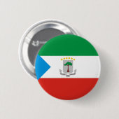 Equatoriaal-Guinea Ronde Button 5,7 Cm (Voorkant /achterkant)