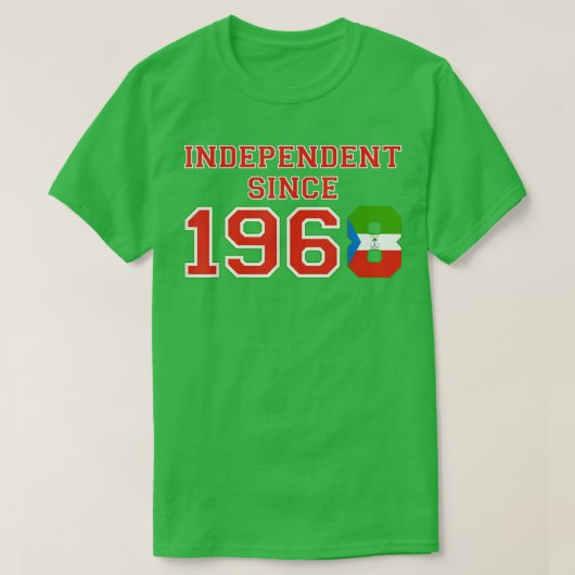 Equatoriaal-Guinea sinds 1968 T-shirt (Design voorkant)