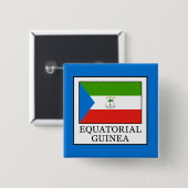 Equatoriaal-Guinea Vierkante Button 5,1 Cm (Voorkant /achterkant)