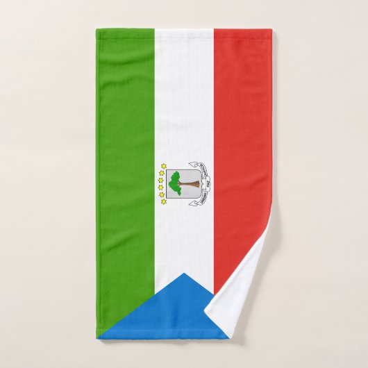 Equatoriaal-Guinea Vlag Bad Handdoek (Handdoek)