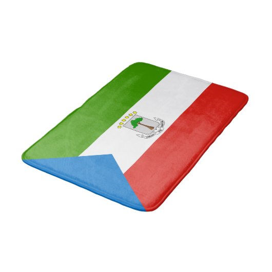 Equatoriaal-Guinea Vlag Badmat (Gekanteld)