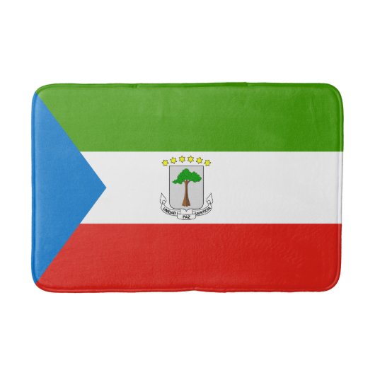 Equatoriaal-Guinea Vlag Badmat (Voorkant)