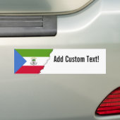 Equatoriaal-Guinea Vlag Bumpersticker (Op auto)