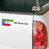 Equatoriaal-Guinea Vlag Bumpersticker (Op Truck)