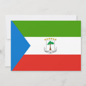 Equatoriaal-Guinea Vlag, Equatoriaal-Guinese bruil Kaart (Achterkant)