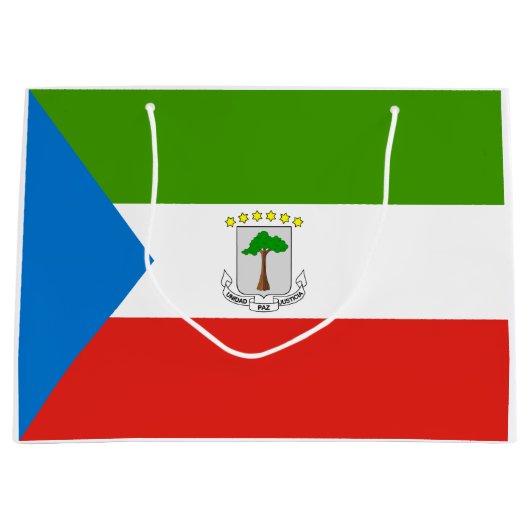 Equatoriaal-Guinea Vlag Groot Cadeauzakje (Voorkant)