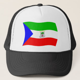 Equatoriaal-Guinea Vlag Hoed Trucker Pet