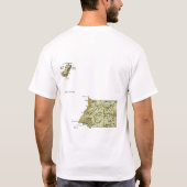 Equatoriaal-Guinea vlag + kaart + T-shirt (Achterkant)