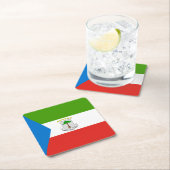 Equatoriaal-Guinea Vlag Kartonnen Onderzetters (Insitu)