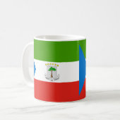 Equatoriaal-Guinea Vlag Keramische Mok (Voorkant links)