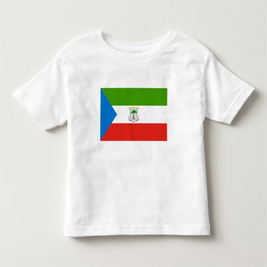 Equatoriaal-Guinea Vlag Kinder Shirts (Voorkant)