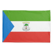 Equatoriaal-Guinea Vlag Kussensloop (Achterkant)