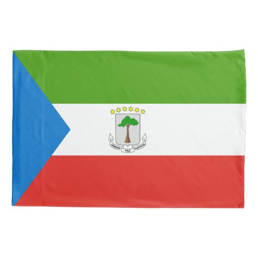 Equatoriaal-Guinea Vlag Kussensloop (Achterkant)