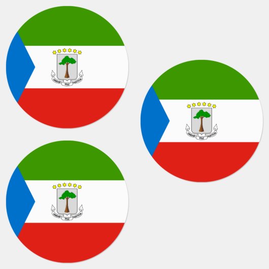 Equatoriaal-Guinea Vlag Labels (Groep)