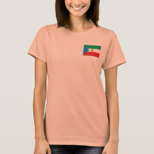 Equatoriaal-Guinea Vlag + Landkaart T-shirt
