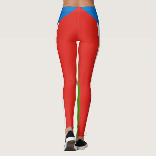 Equatoriaal-Guinea Vlag Leggings (Achterkant)