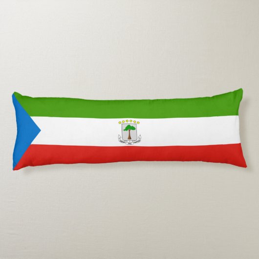 Equatoriaal-Guinea Vlag Lichaamskussen (Achterkant)