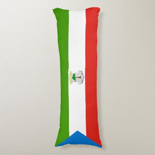 Equatoriaal-Guinea Vlag Lichaamskussen (Voorkant Verticaal)