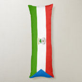 Equatoriaal-Guinea Vlag Lichaamskussen (Achterkant (Verticaal))
