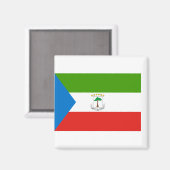 Equatoriaal-Guinea Vlag Magneet (Voorkant / Achterkant)