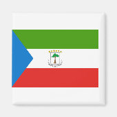 Equatoriaal-Guinea Vlag Magneet (Voorkant)
