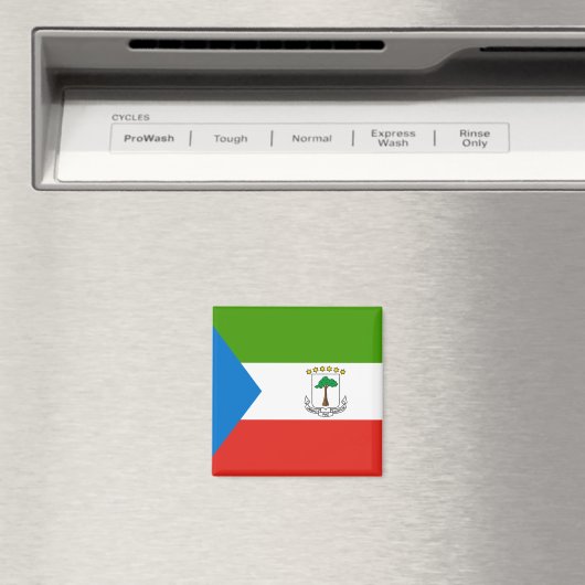 Equatoriaal-Guinea Vlag Magneet (Insitu (Vaatwasser))
