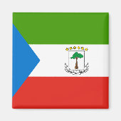 Equatoriaal-Guinea Vlag Magneet (Voorkant)