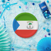 Equatoriaal-Guinea Vlag Papieren Bordje (Feest)