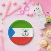 Equatoriaal-Guinea Vlag Papieren Bordje (Feest)