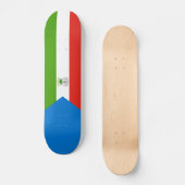 Equatoriaal-Guinea Vlag Persoonlijk Skateboard (Voorkant)