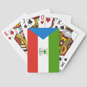 Equatoriaal-Guinea Vlag Pokerkaarten